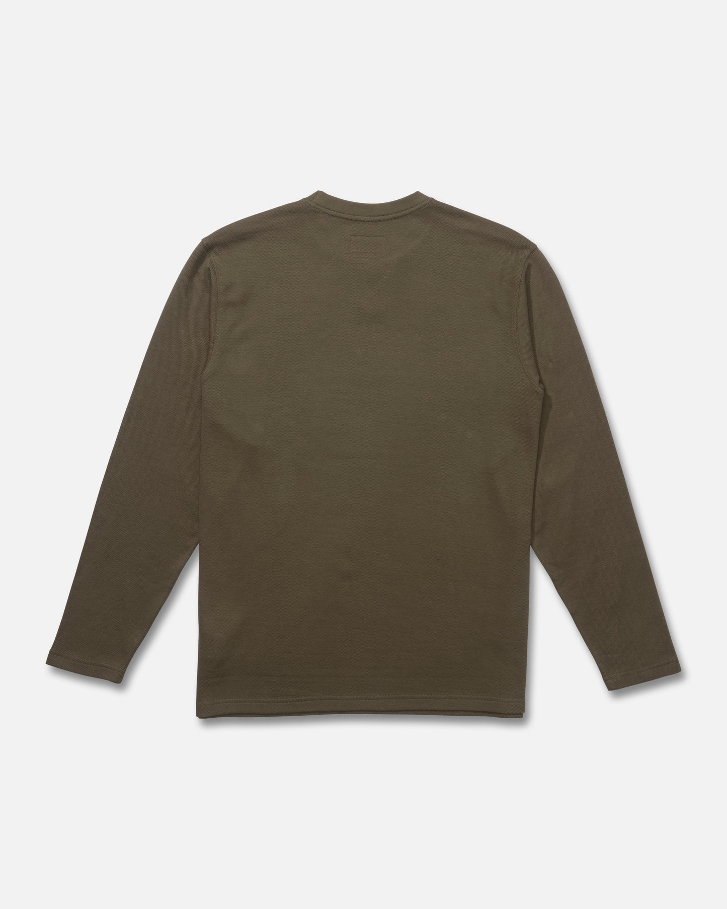 Back view of the Cast Off Long Sleeve Thermal - Four Leaf Clover.