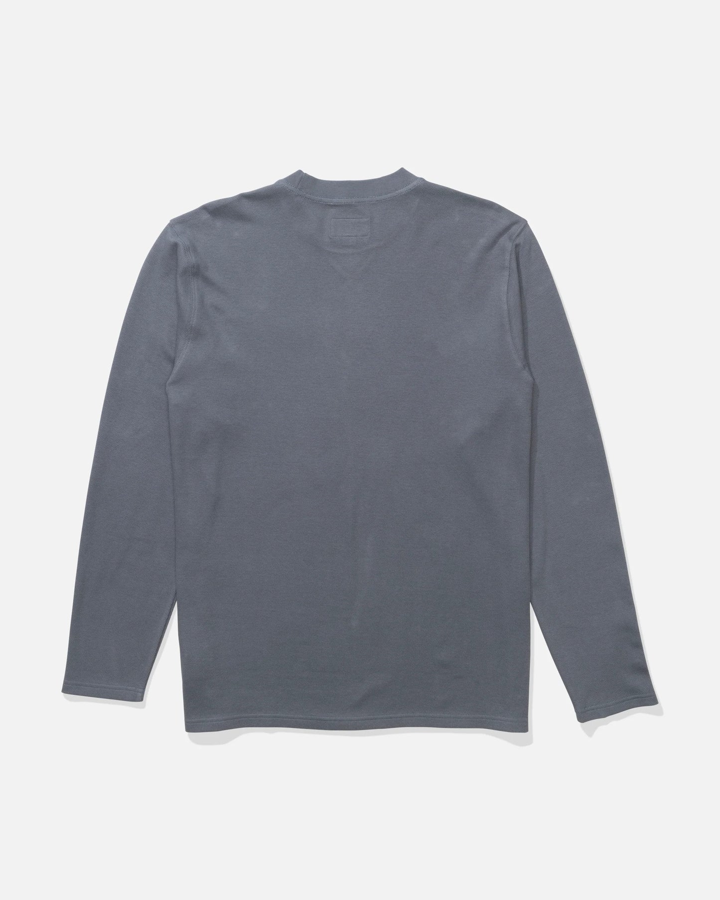 Back view of the Cast Off Long Sleeve Thermal - Monument.