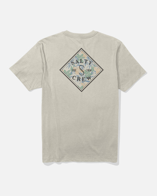 Back view of the Tippet Fill Crew Tee - Bone.