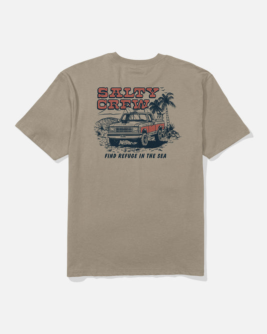 Back view of the Truck Stop Classic Tee - Twig.