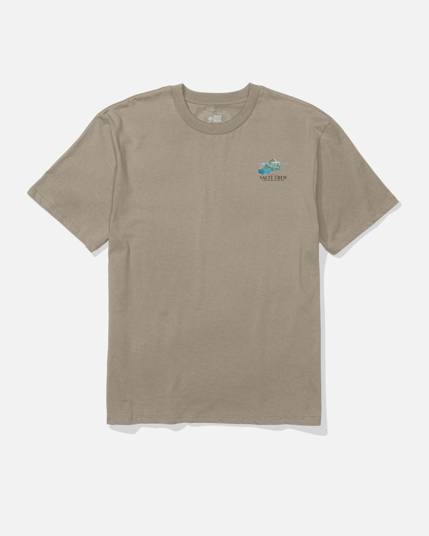 Front view of the Mahi Surface Classic Tee - Twig.