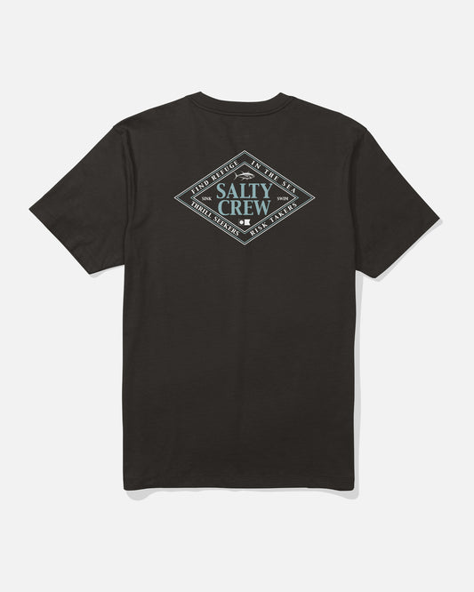 Back view of the Iconic Tee - Black.