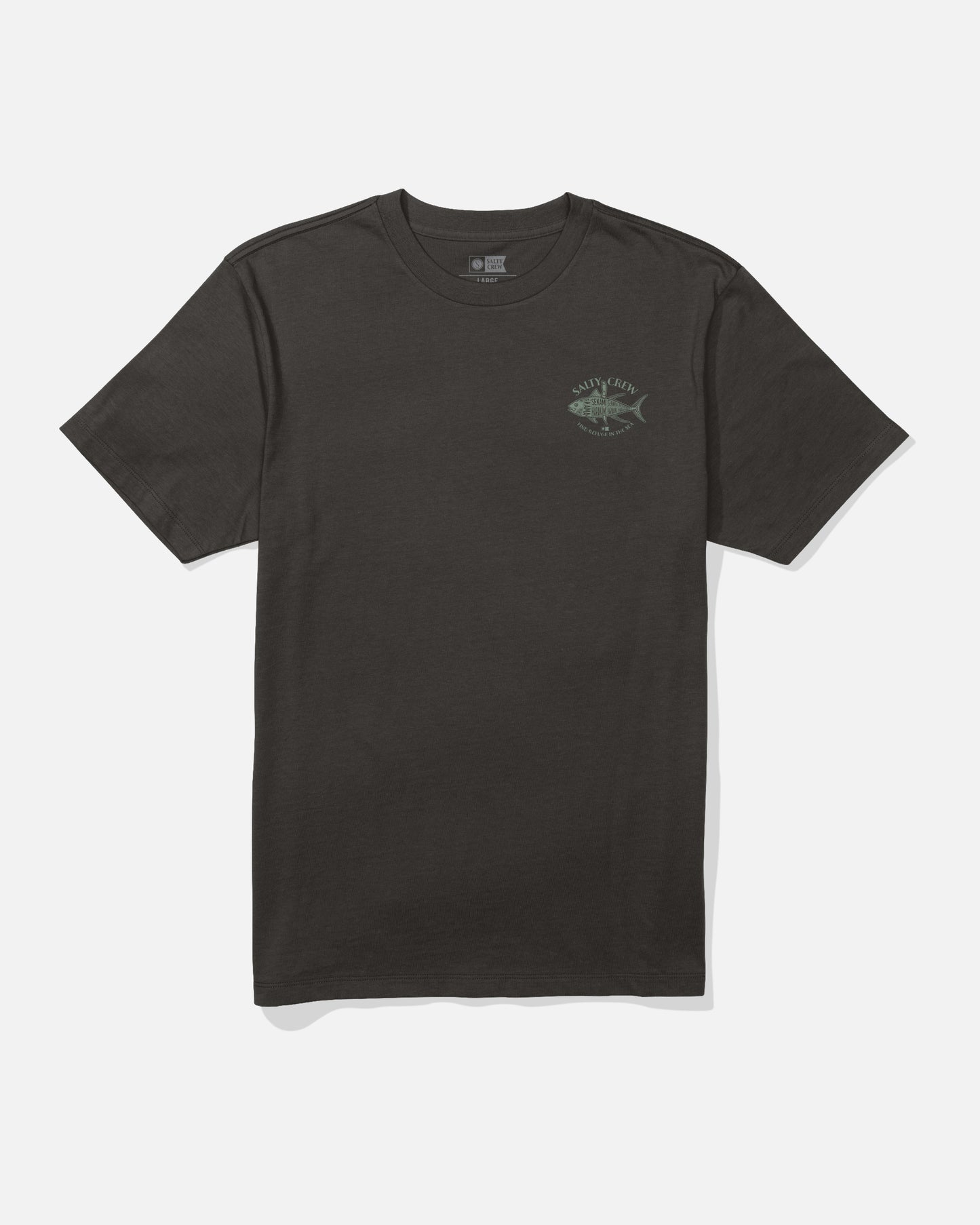 Front view of the Omakase Tee - Black.