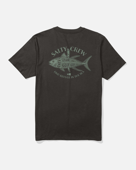 Back view of the Omakase Tee - Black.