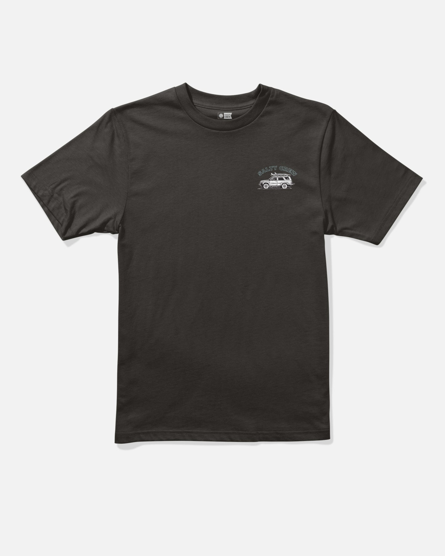 Front view of the Gettn Ready Boys Tee - Black.