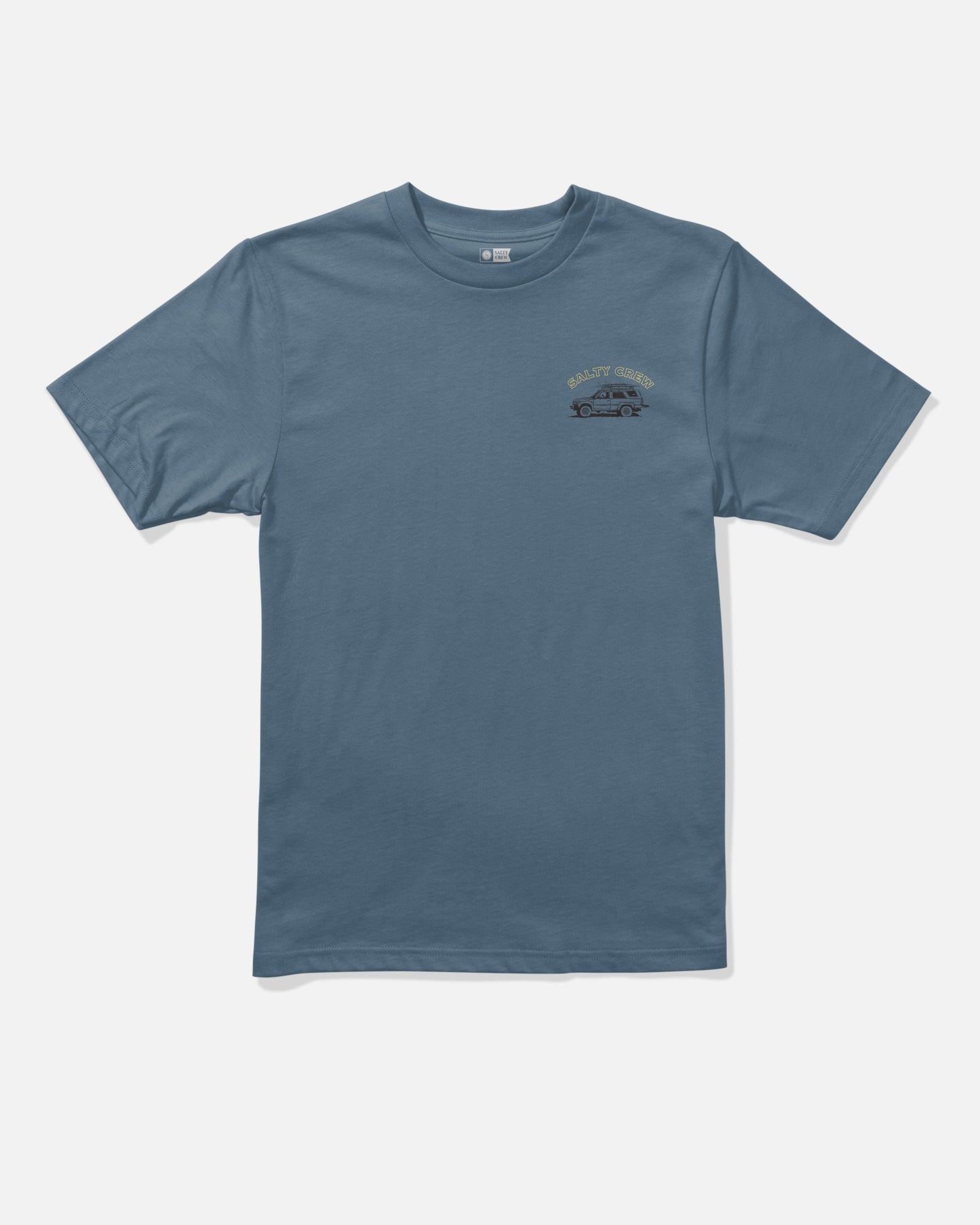 Front view of the Gettn Ready Boys Tee - Slate.