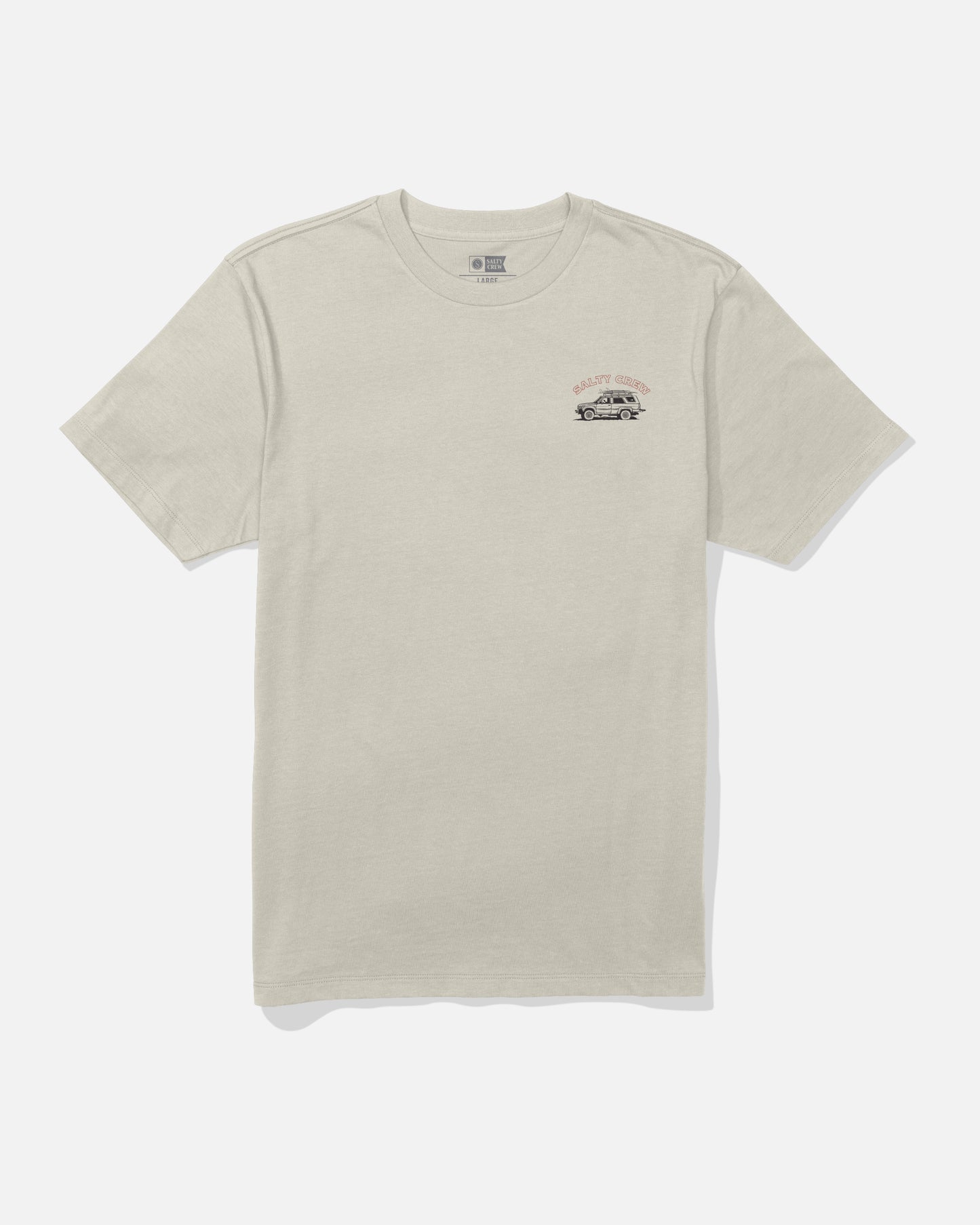 Front view of the Get Ready Tee - Bone.