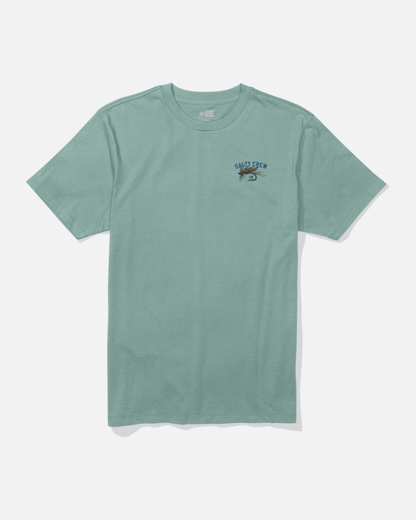 Front view of the Fishing Co Tee - Mackerel.