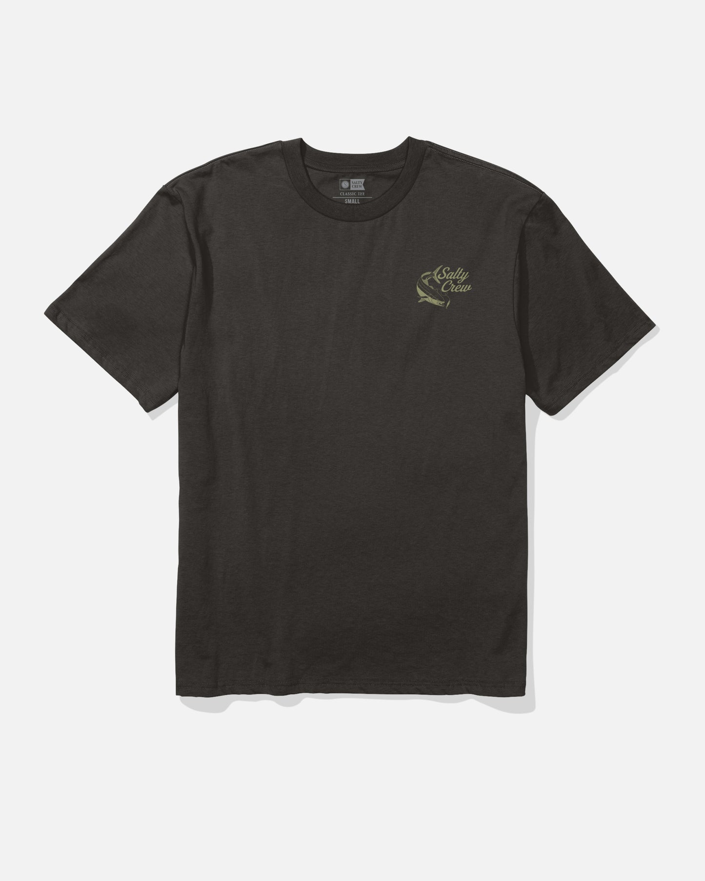 Front view of the Kelp Control Classic Tee - Black.