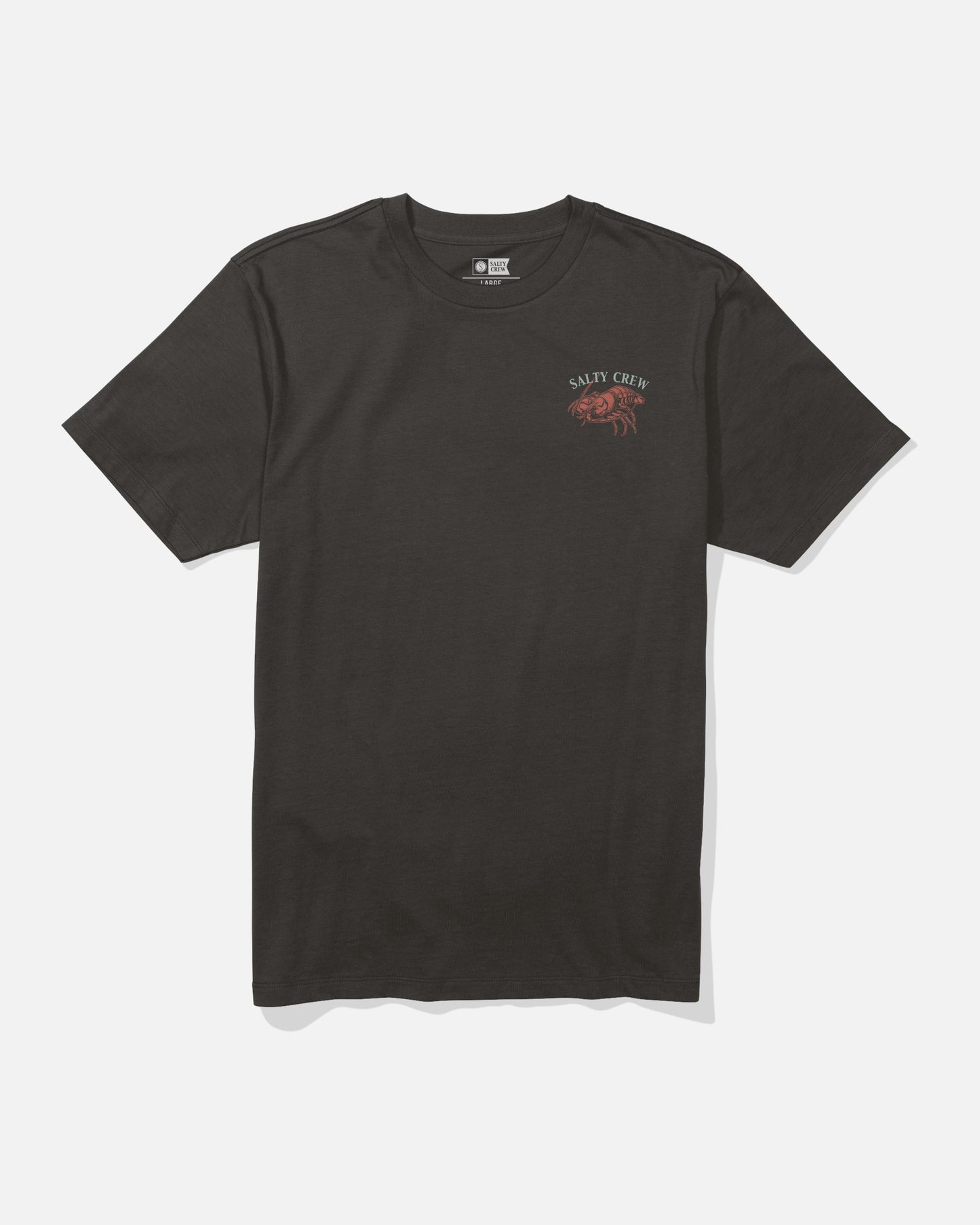 Front view of the Shelled Tee - Black.