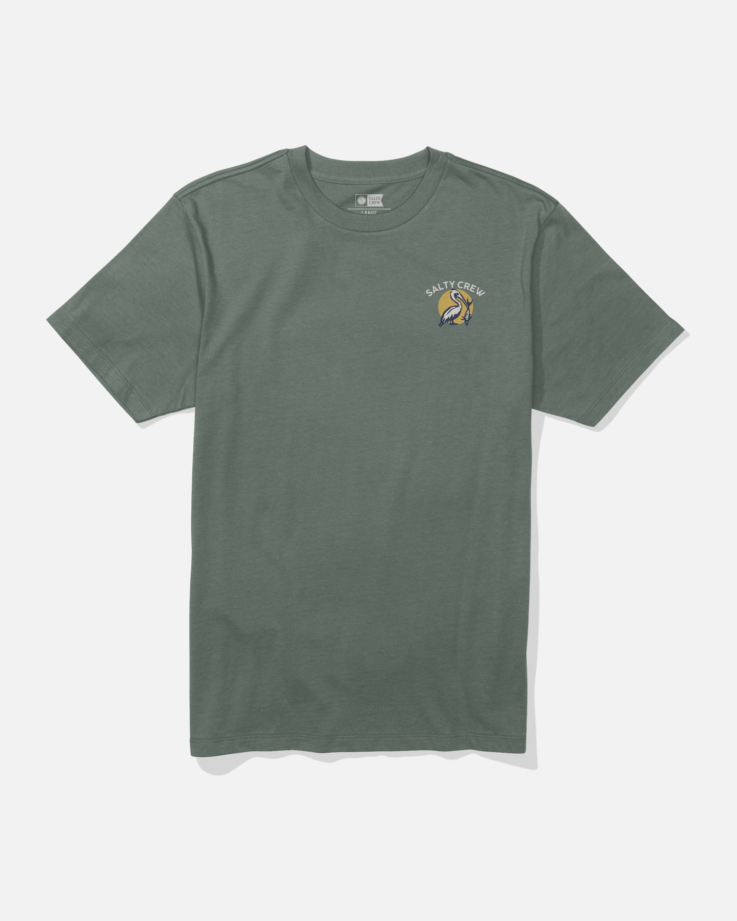 Front view of The Catch Tee - Laurel Wreath.