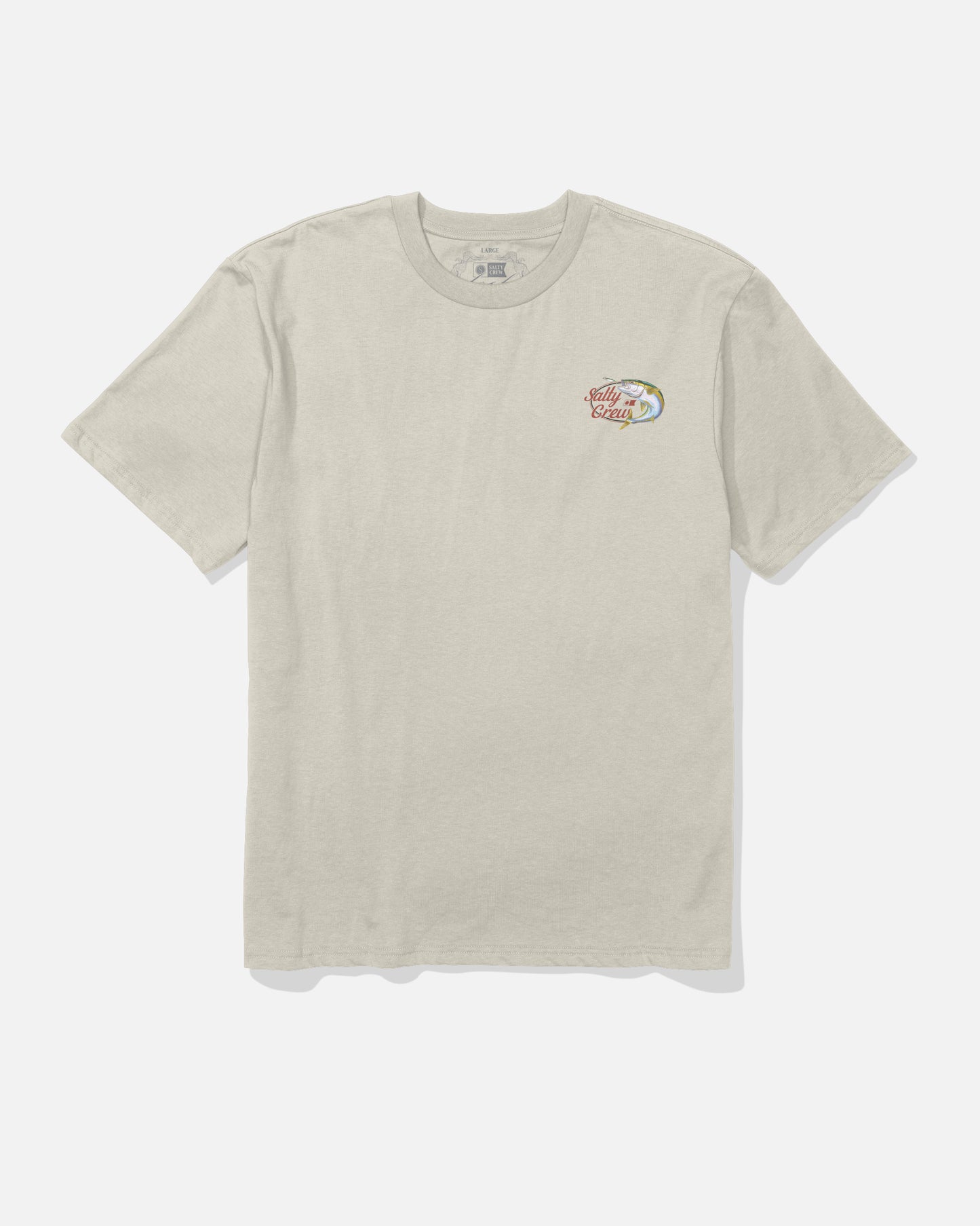 Front view of the Yellowtail Classic Tee - Bone.