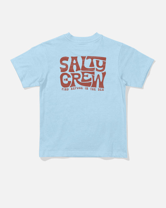Back view of the Freestyle Toddler Tee - Clear Sky.