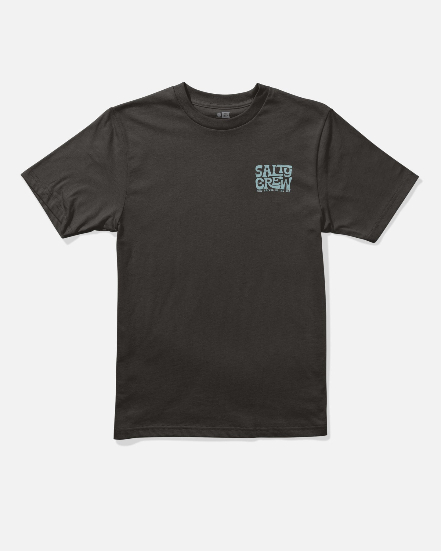 Front view of the Freestyle Boys Tee - Black.