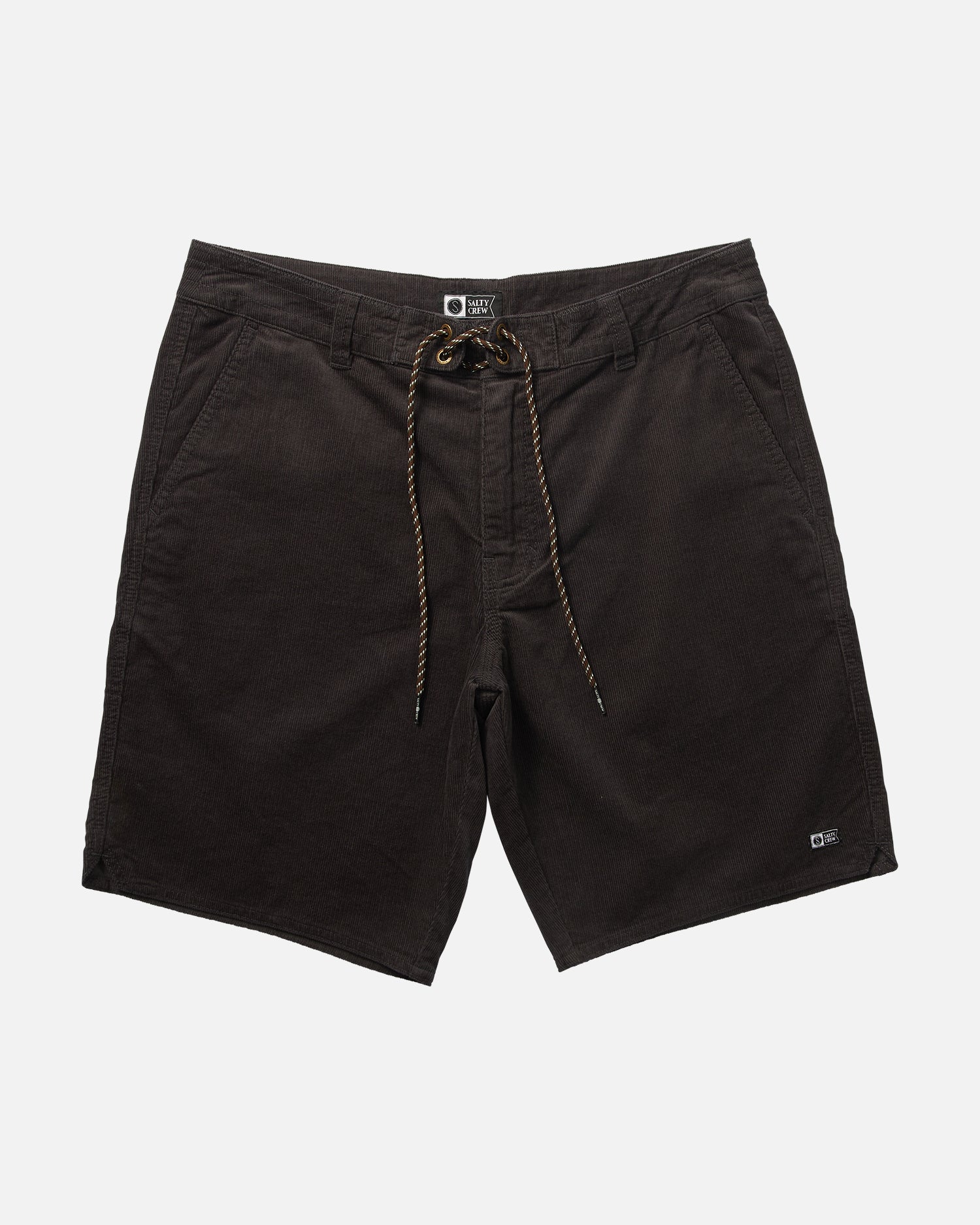 BONEYARD CORDUROY SHORTS Charcoal Salty Crew
