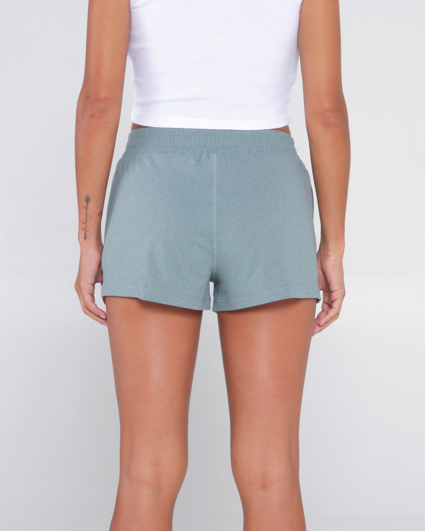 back view of Thrill Seekers Atlantic Green Short