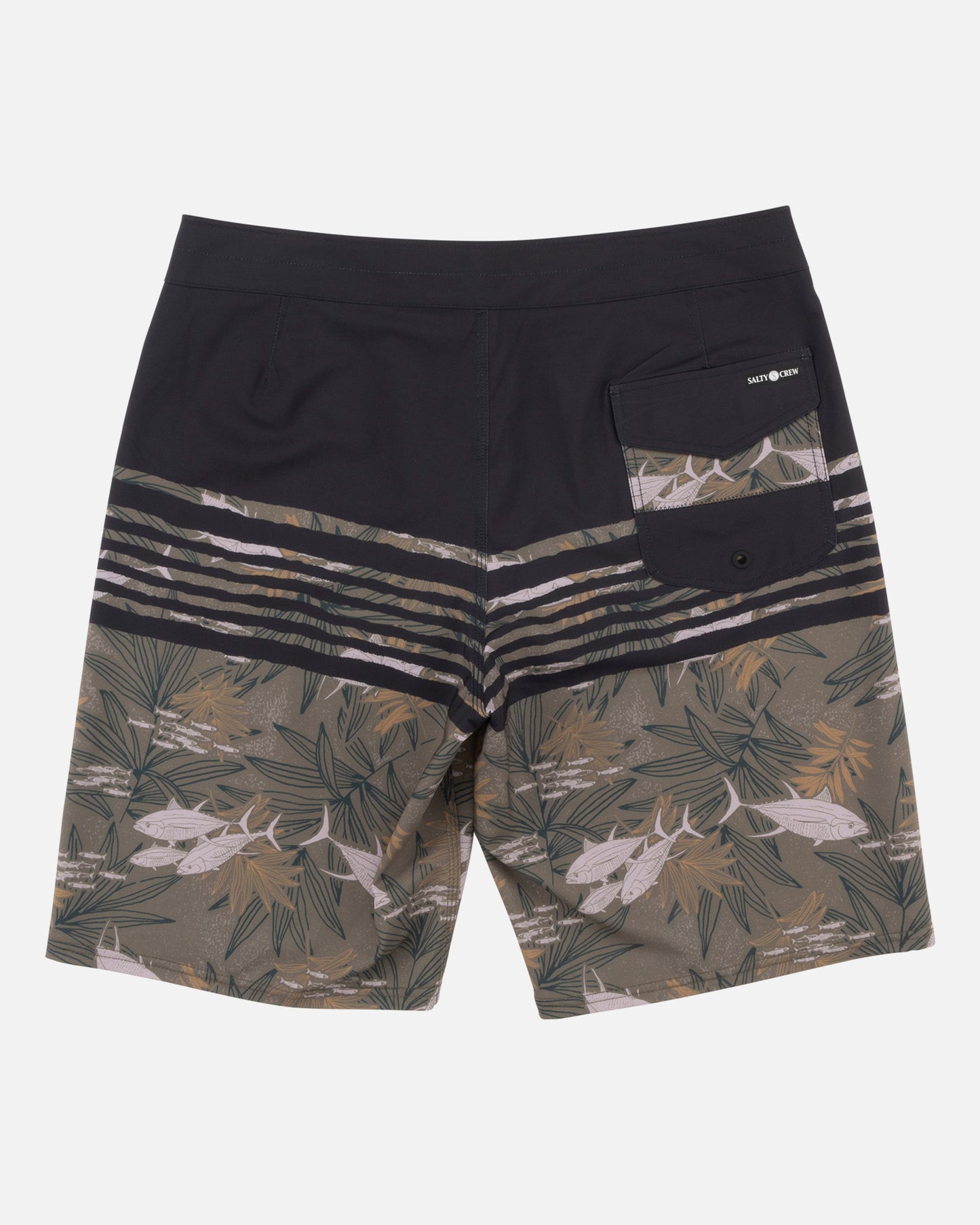 Ripple Olive Boardshort