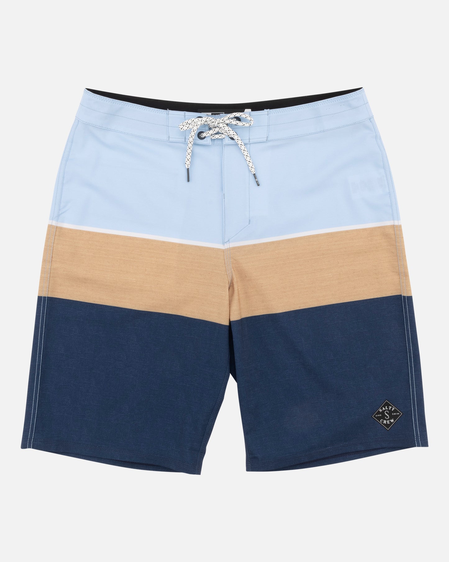 Stacked Light Blue Boardshort