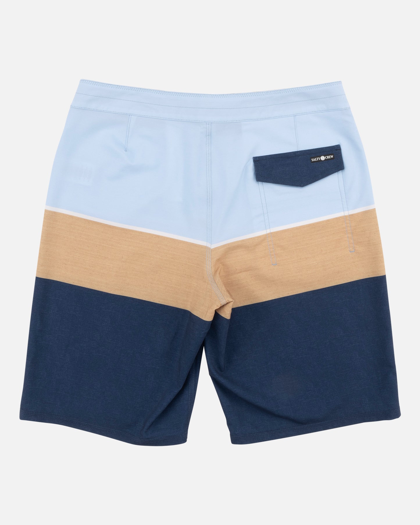 Stacked Light Blue Boardshort