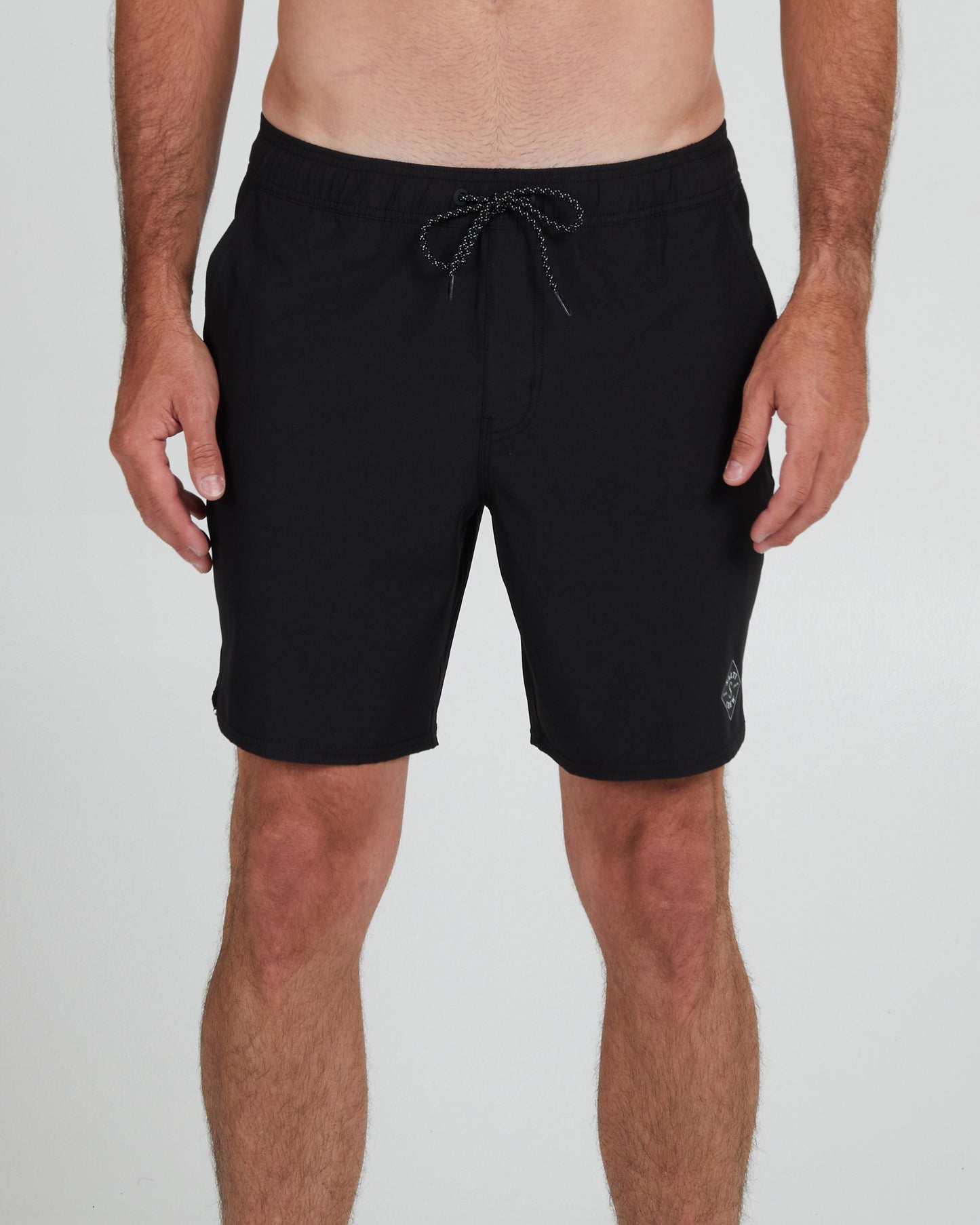 Lowtide Black Elastic Boardshort