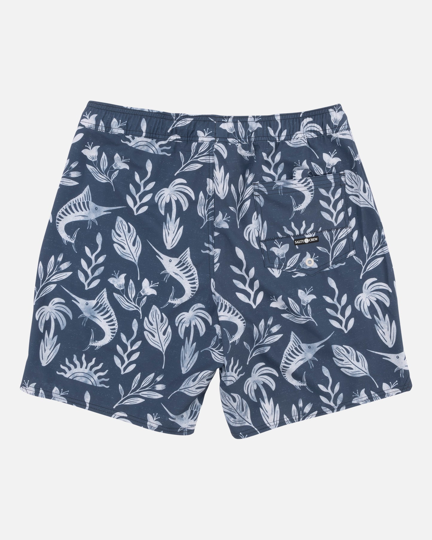 Lowtide Denim/White Elastic Boardshort