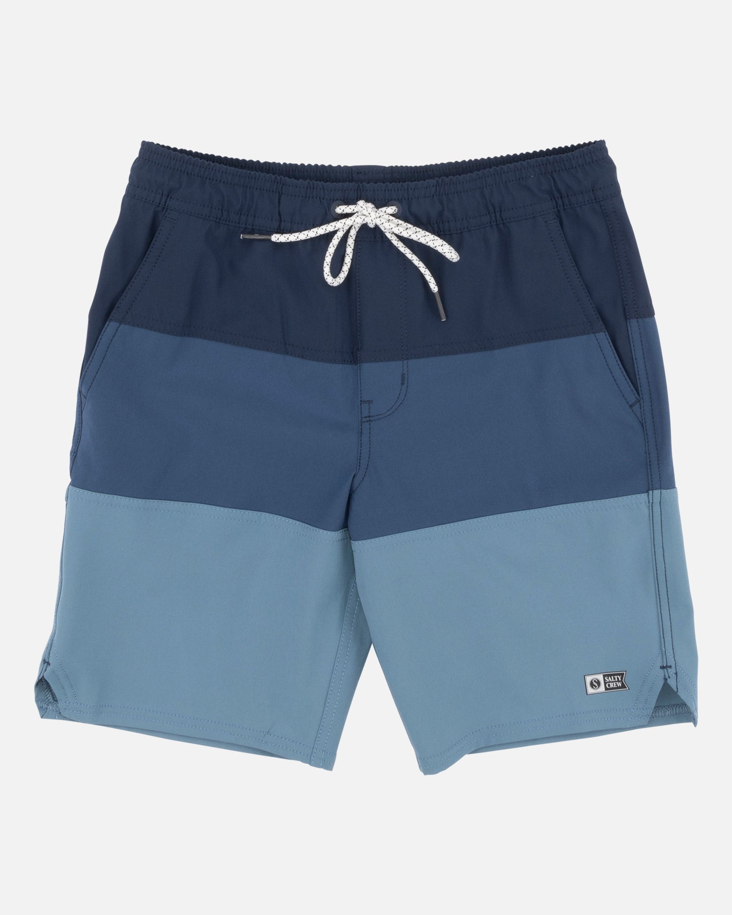 Beacons 2 Boys Blue Elastic Boardshort