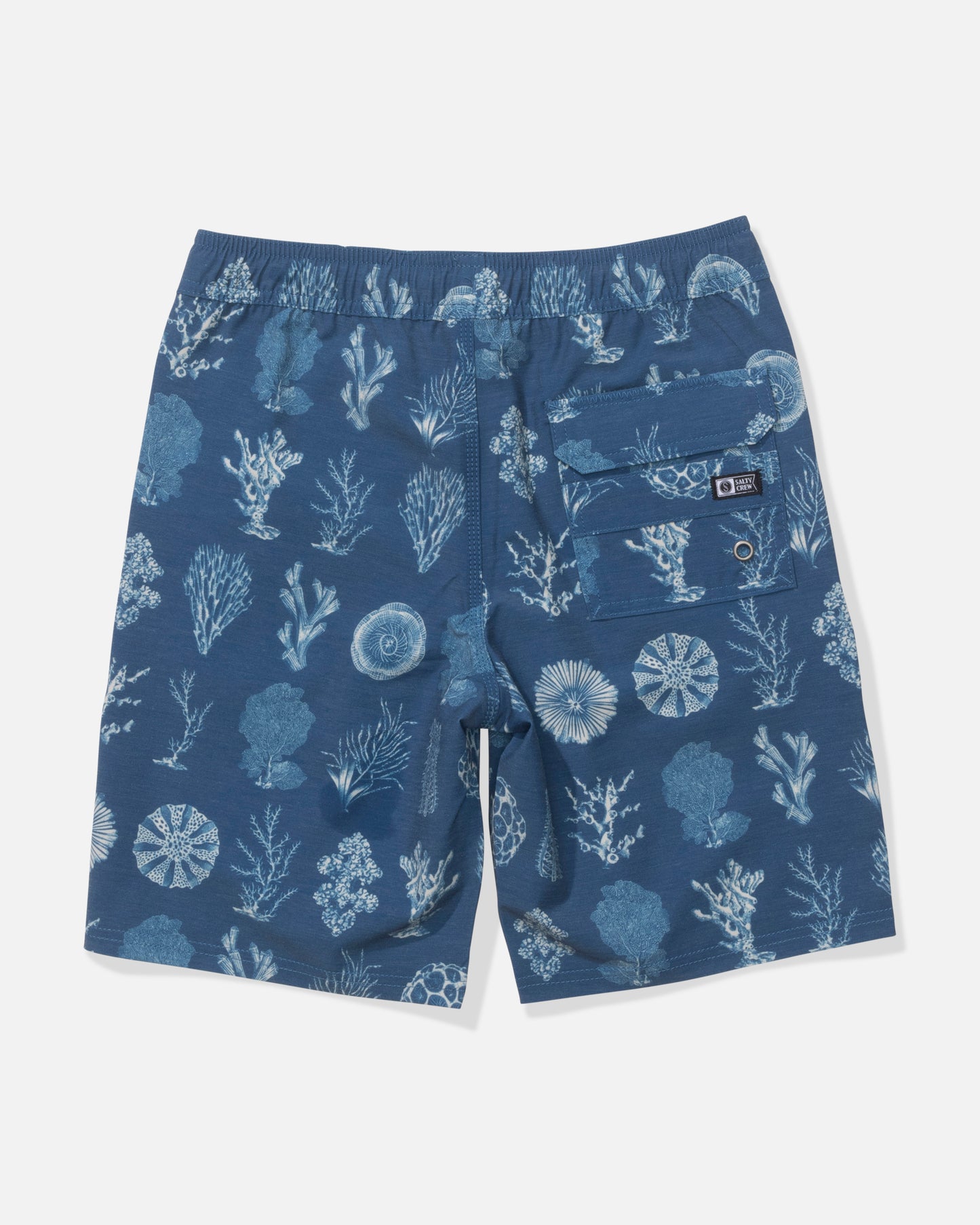 Back view of the Crew 16" Boys Volley - Cast Blue.