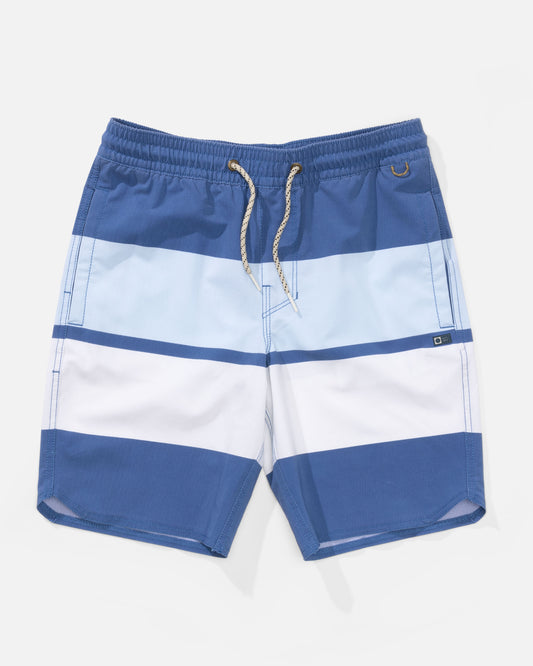 Front view of the Session Boys Volley Short - True Navy.
