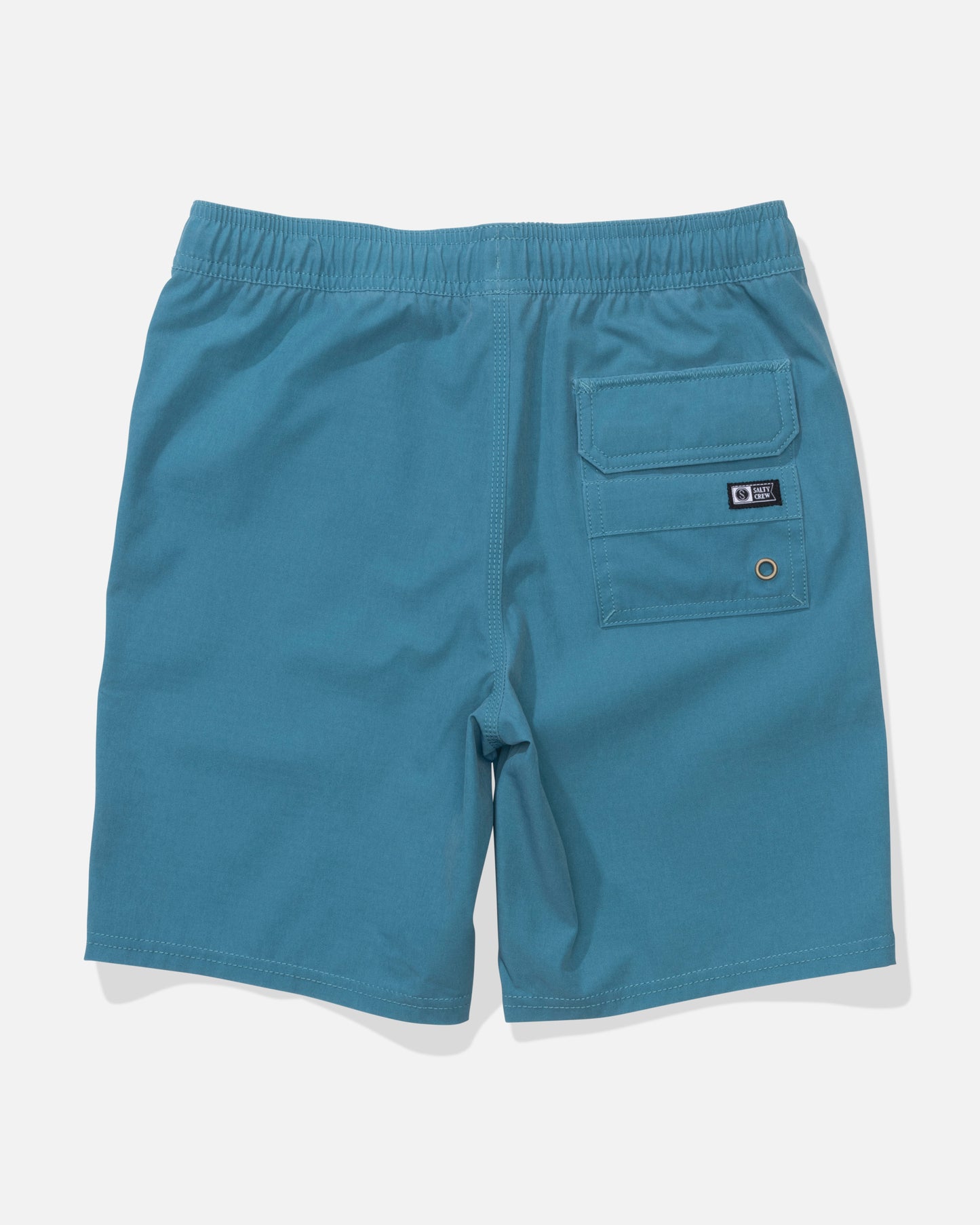 Back view of the Seadog 16" Boys Volley - Teal Blue.