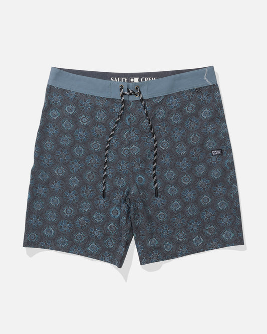 Front view of the Crew Boardshort - Monument.