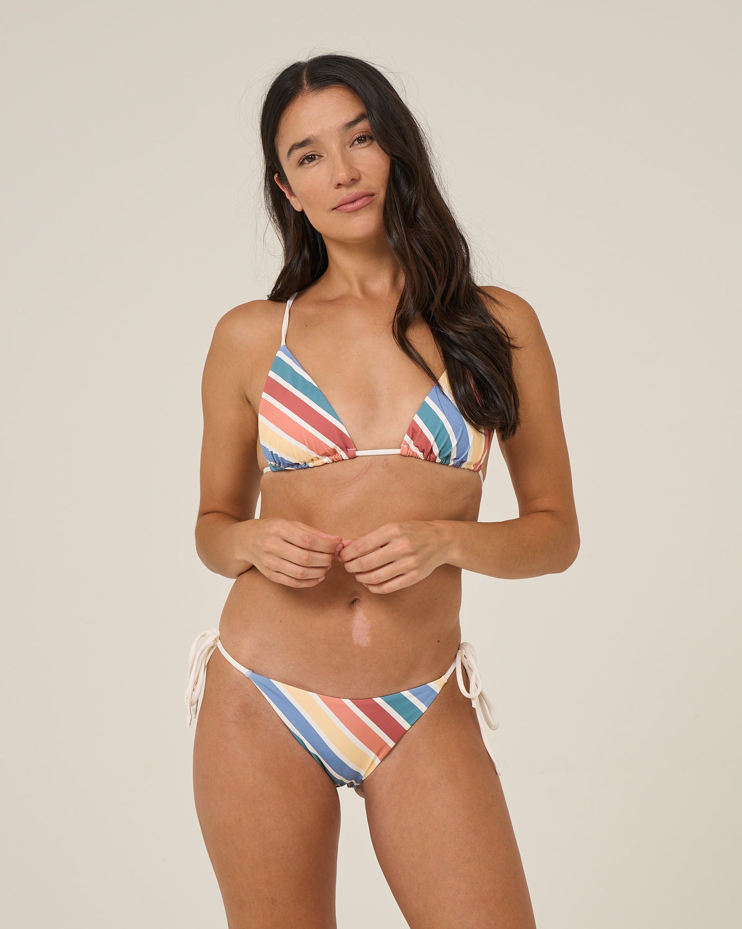 Front view of the Sunset Tie Side - Multi.