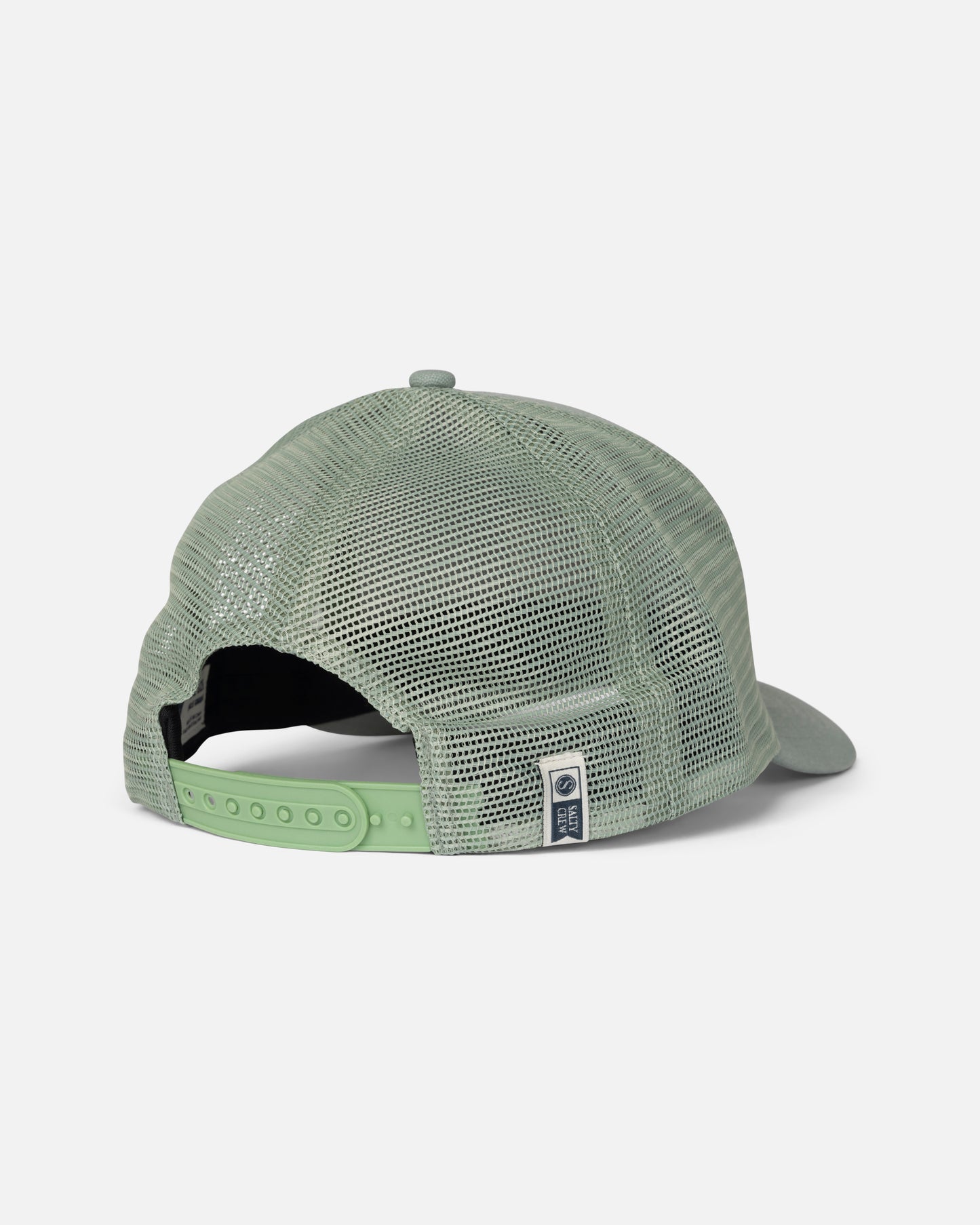 Back view of the Tentacles Retro Trucker - Mineral Teal.