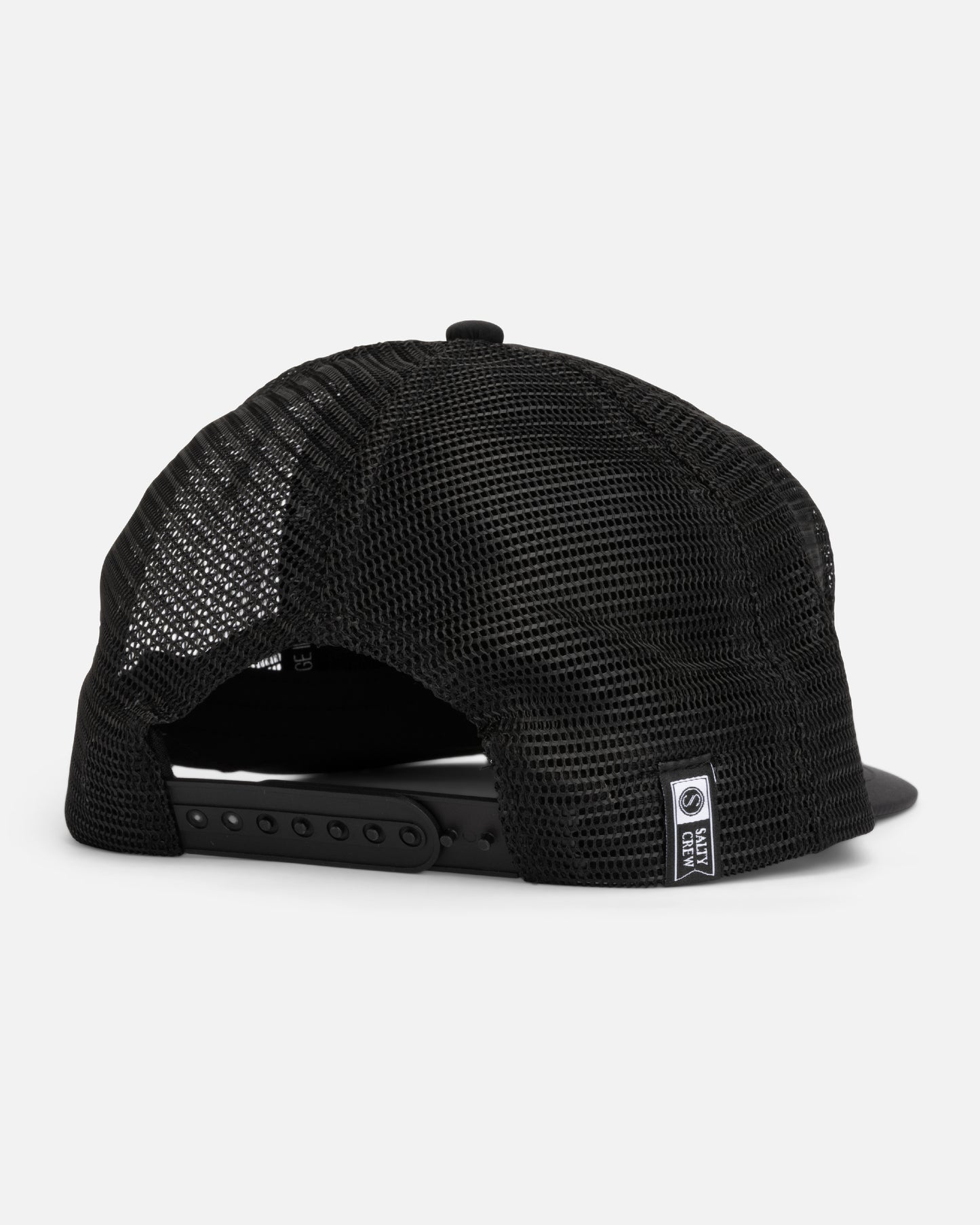 Back view of the Trophy Foamy Trucker - Black.