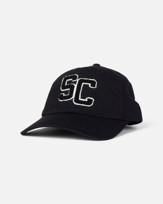 Front view of the Sport Me Dad Hat - Black.