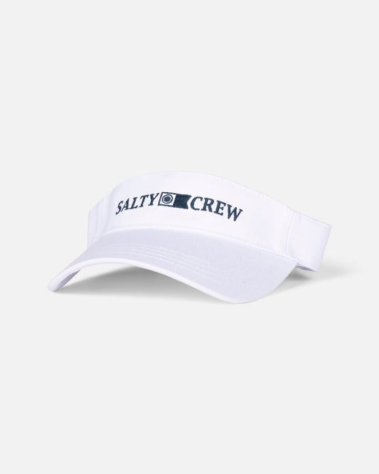 Front view of the Deep Sea Visor - White.