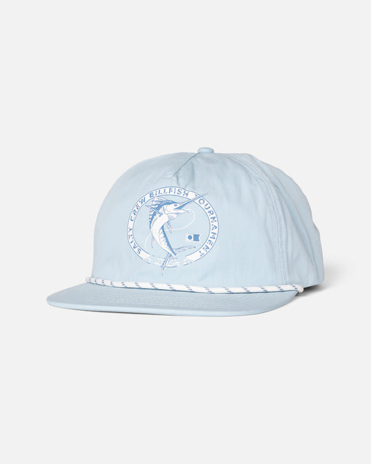 Front view of the Shootout Snapback - Clear Sky.