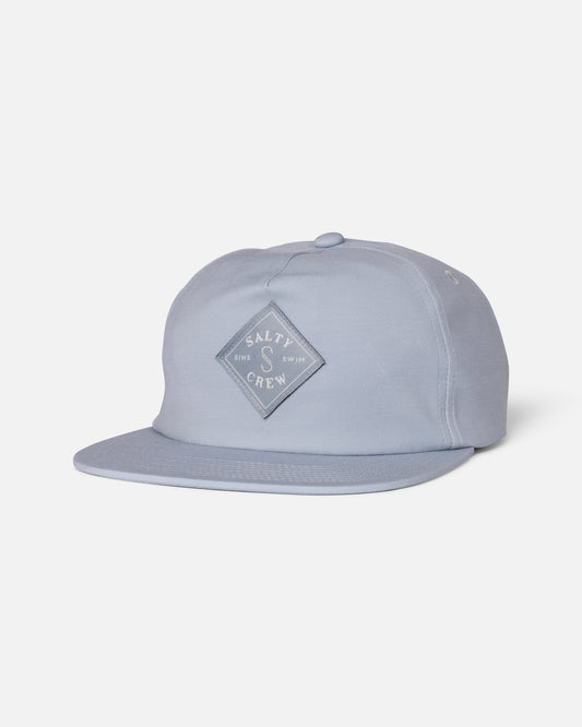 Front view of the Drifter Snapback - Light Grey.