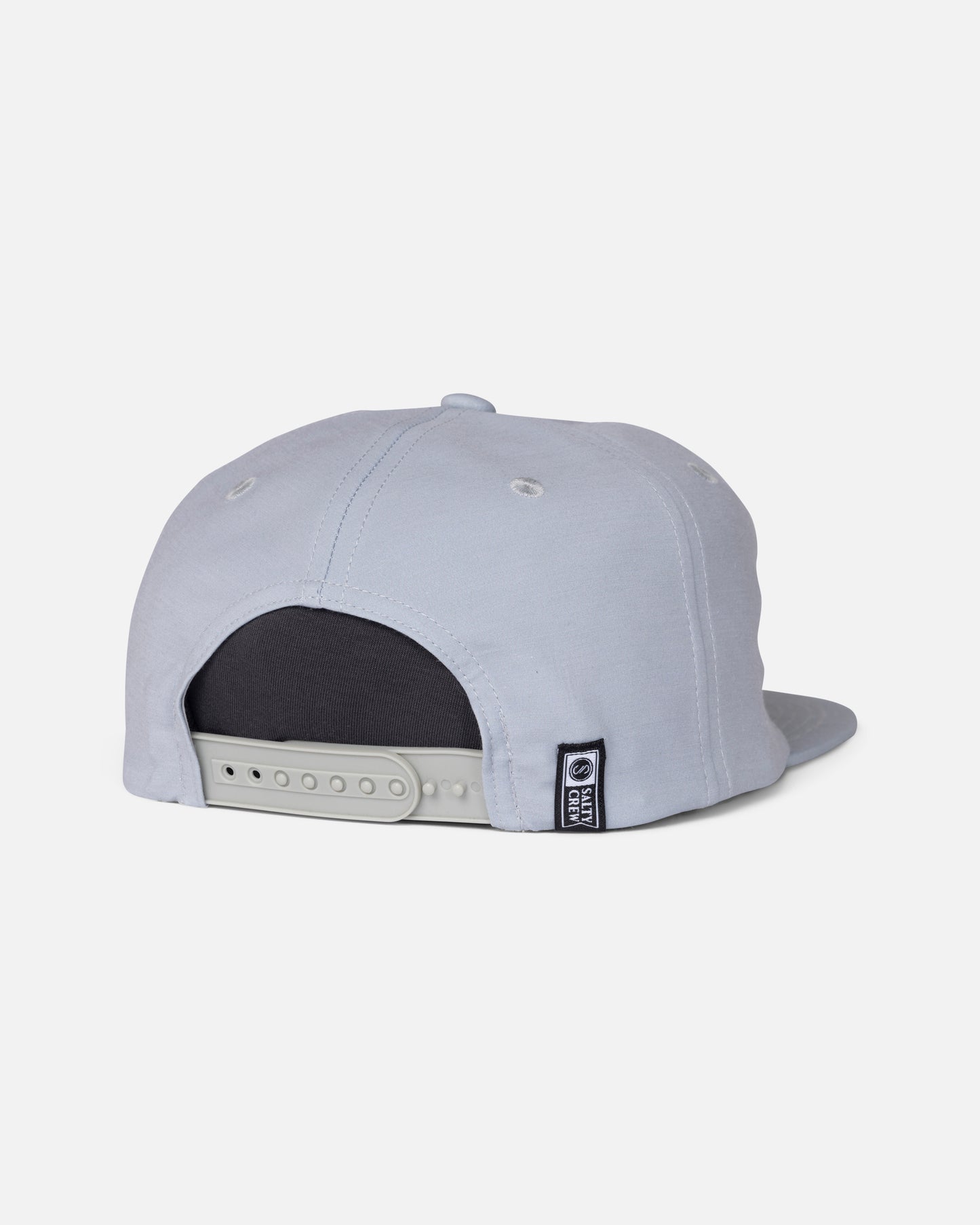 Back view of the Drifter Snapback - Light Grey.