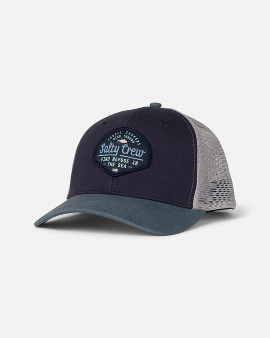 Front view of the Border Trucker - Navy/Slate.