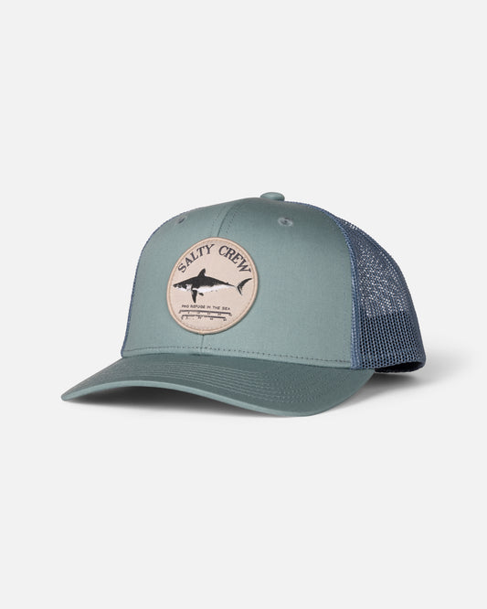 Front view of the Bruce Trucker - Marine/Slate.