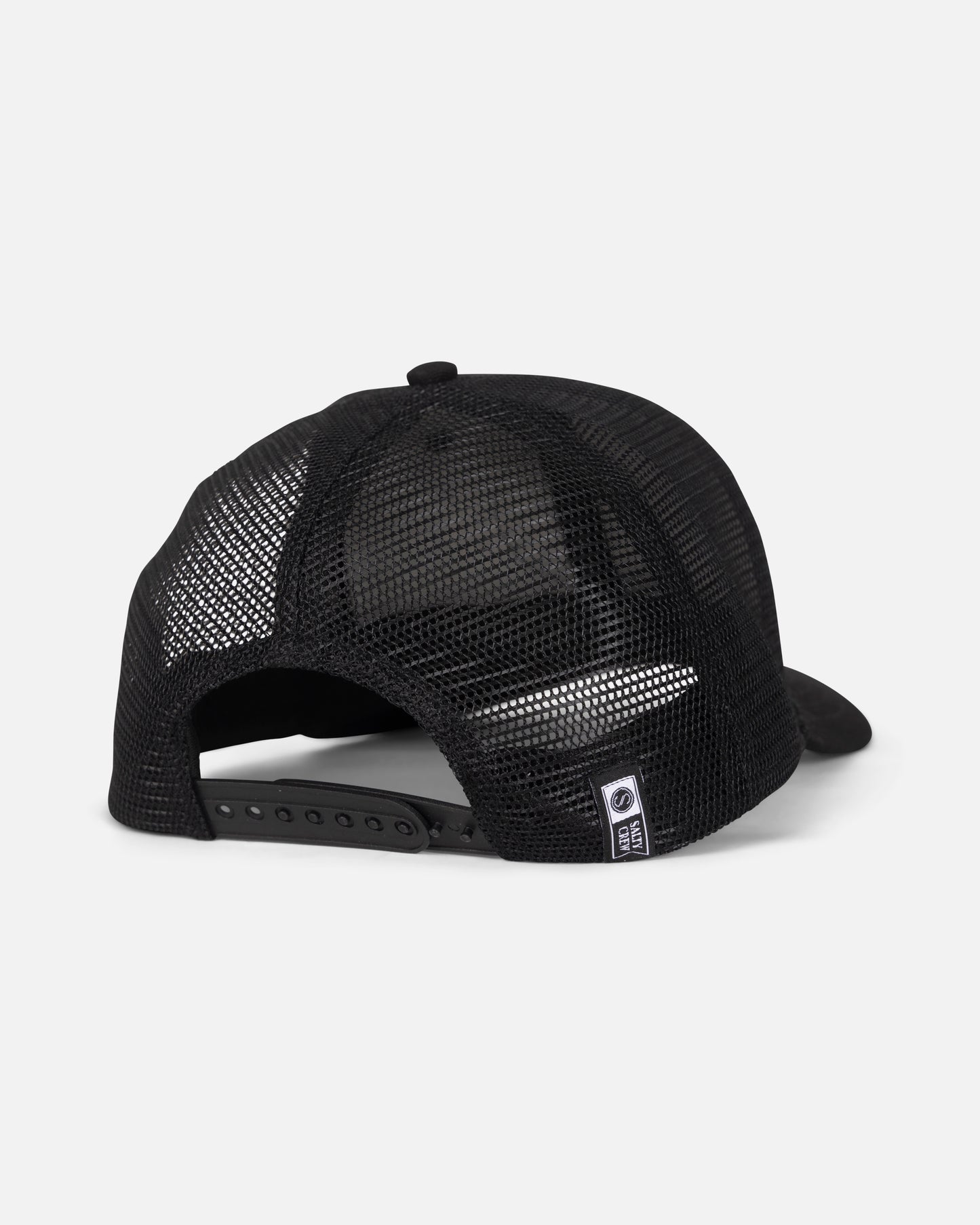 back view of America Legend Trucker Hat - Black