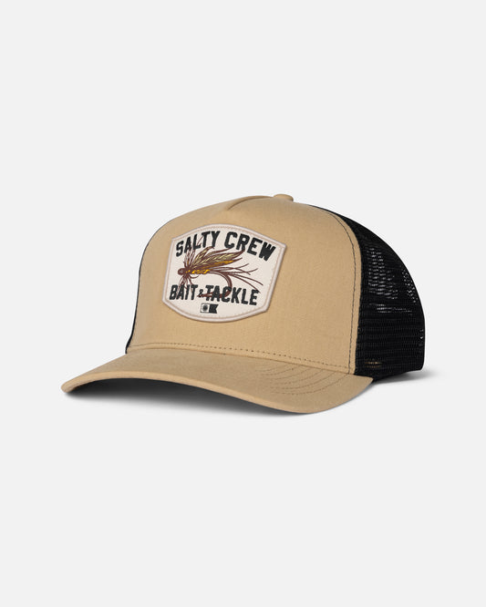 Front view of the Fishing Co Trucker - Khaki.