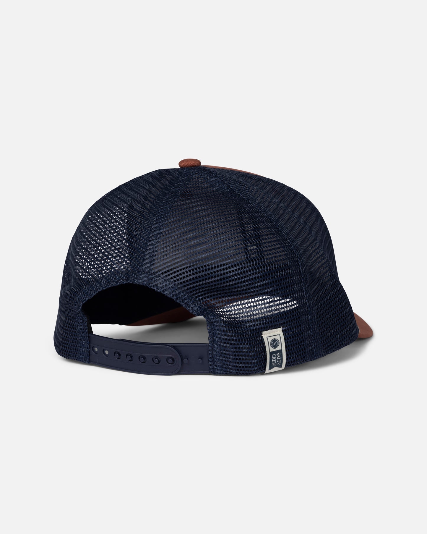 Back view of the Fishing Club Trucker - Russet.
