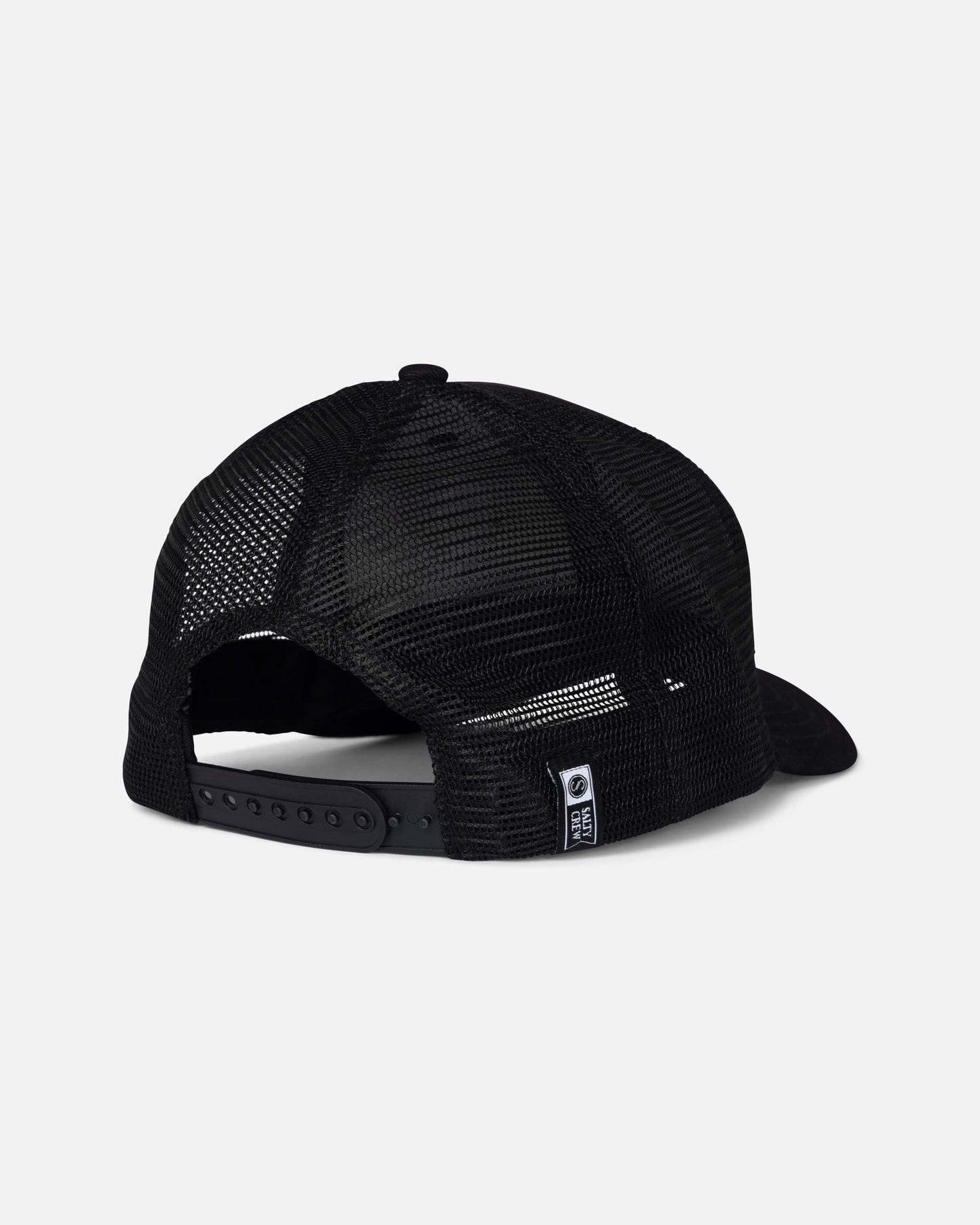Back view of the Shapely Trucker - Black.