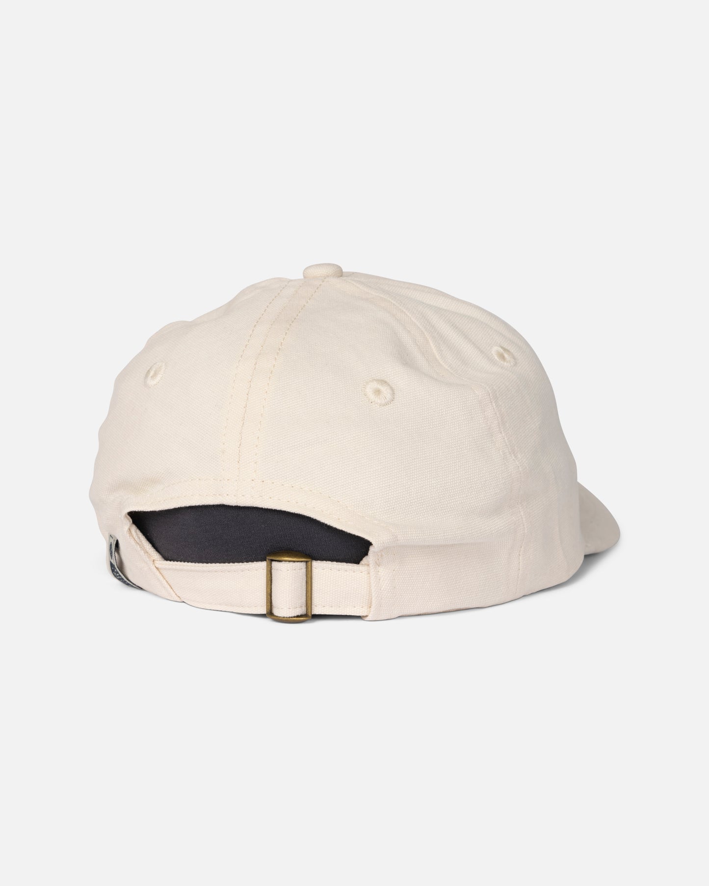 Back view of the Whaler Dad Hat - Off White.