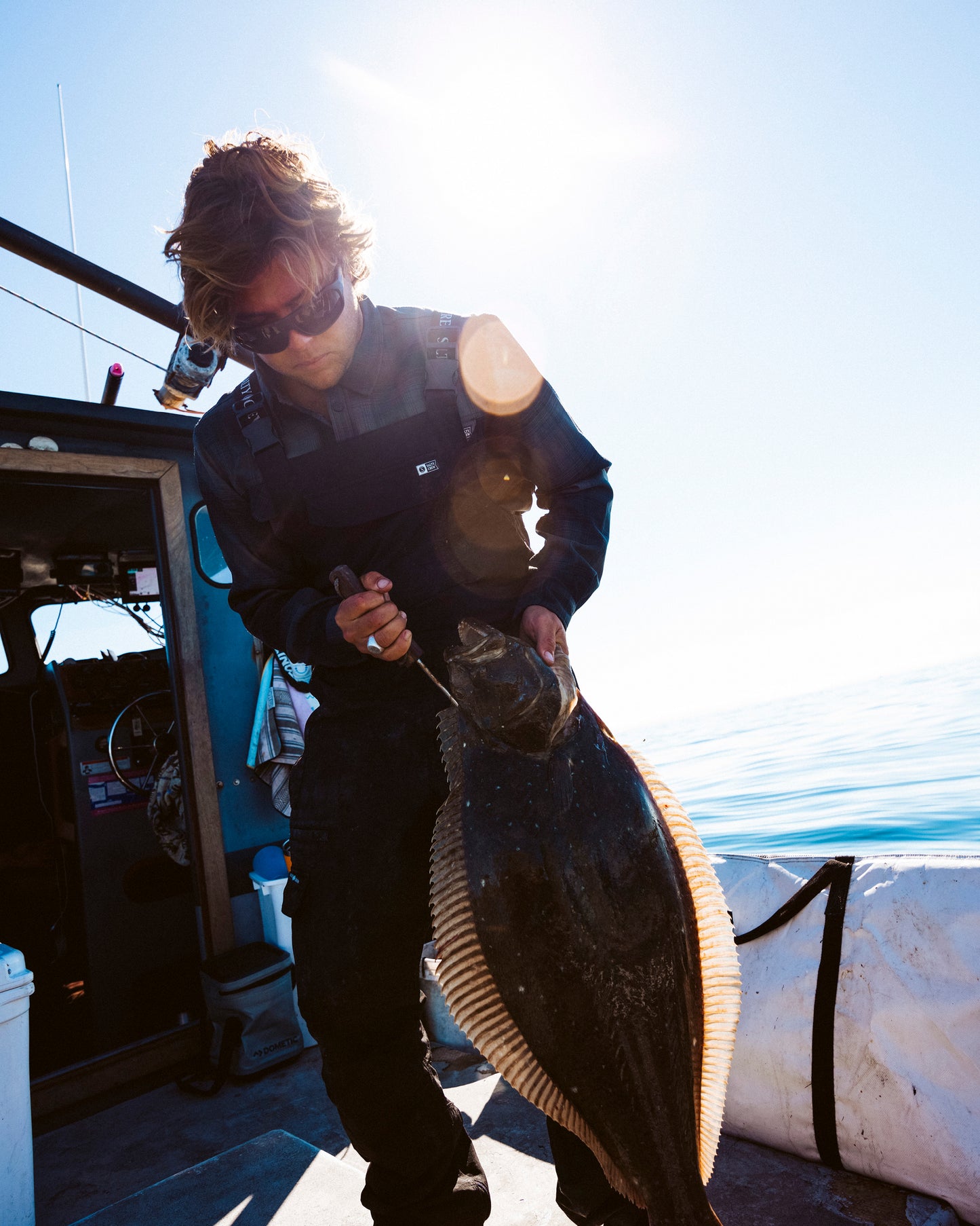 Lifestyle shot of fisher