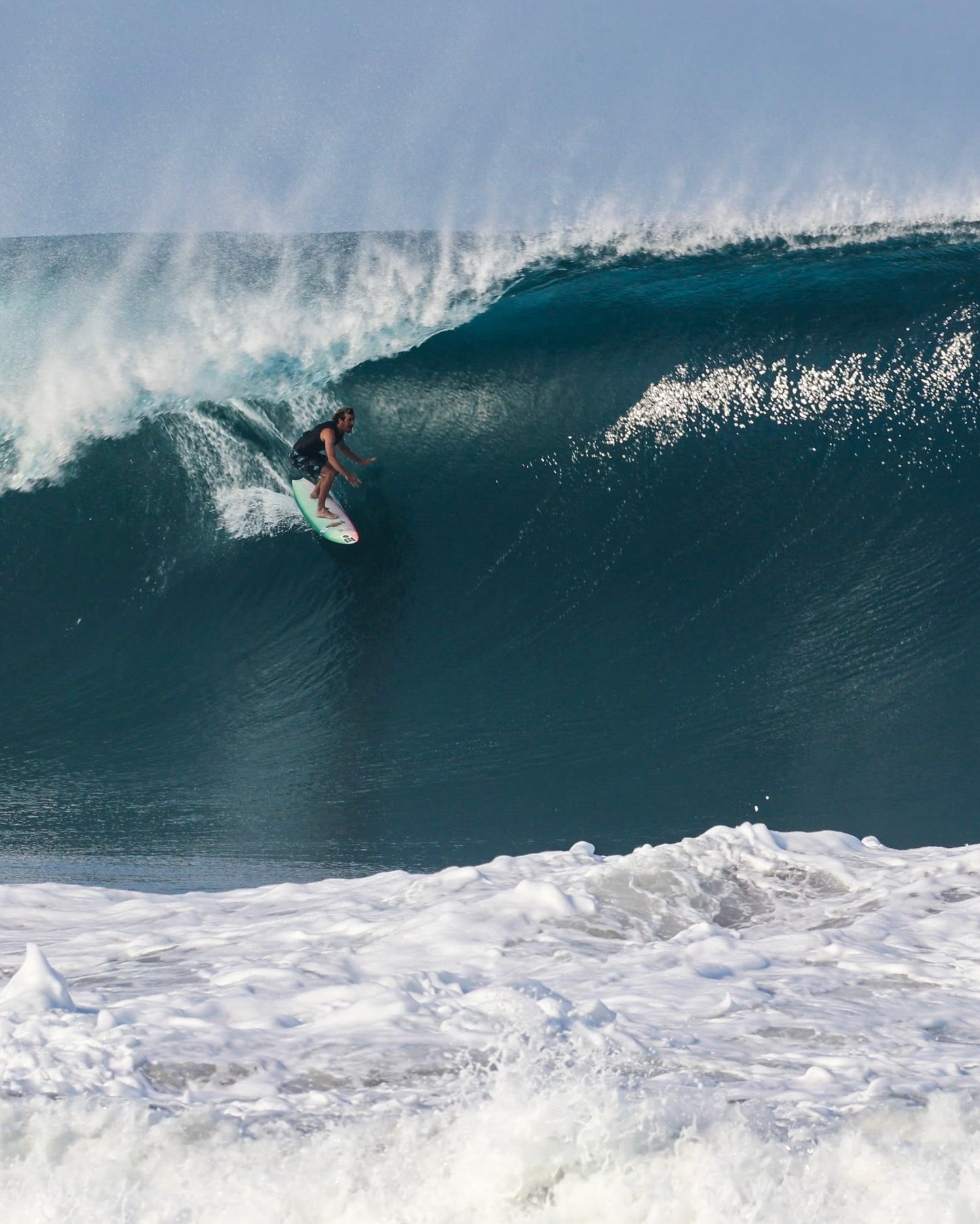 Lowtide Black/Aqua Boardshort
