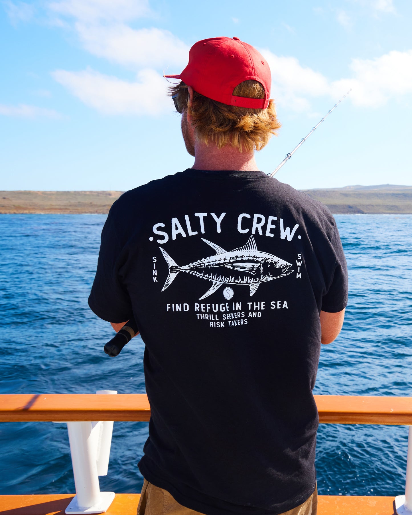 Lifestyle shot of fisher