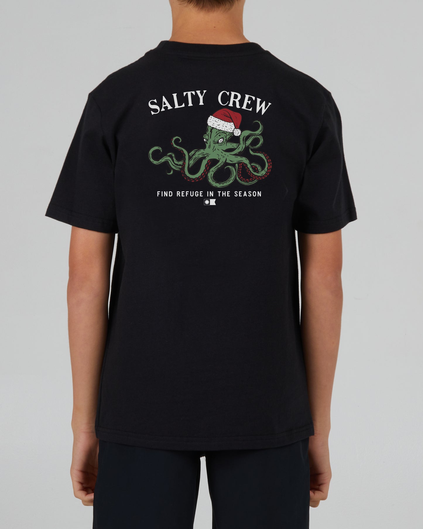 Octomas Boys Black S/S Tee