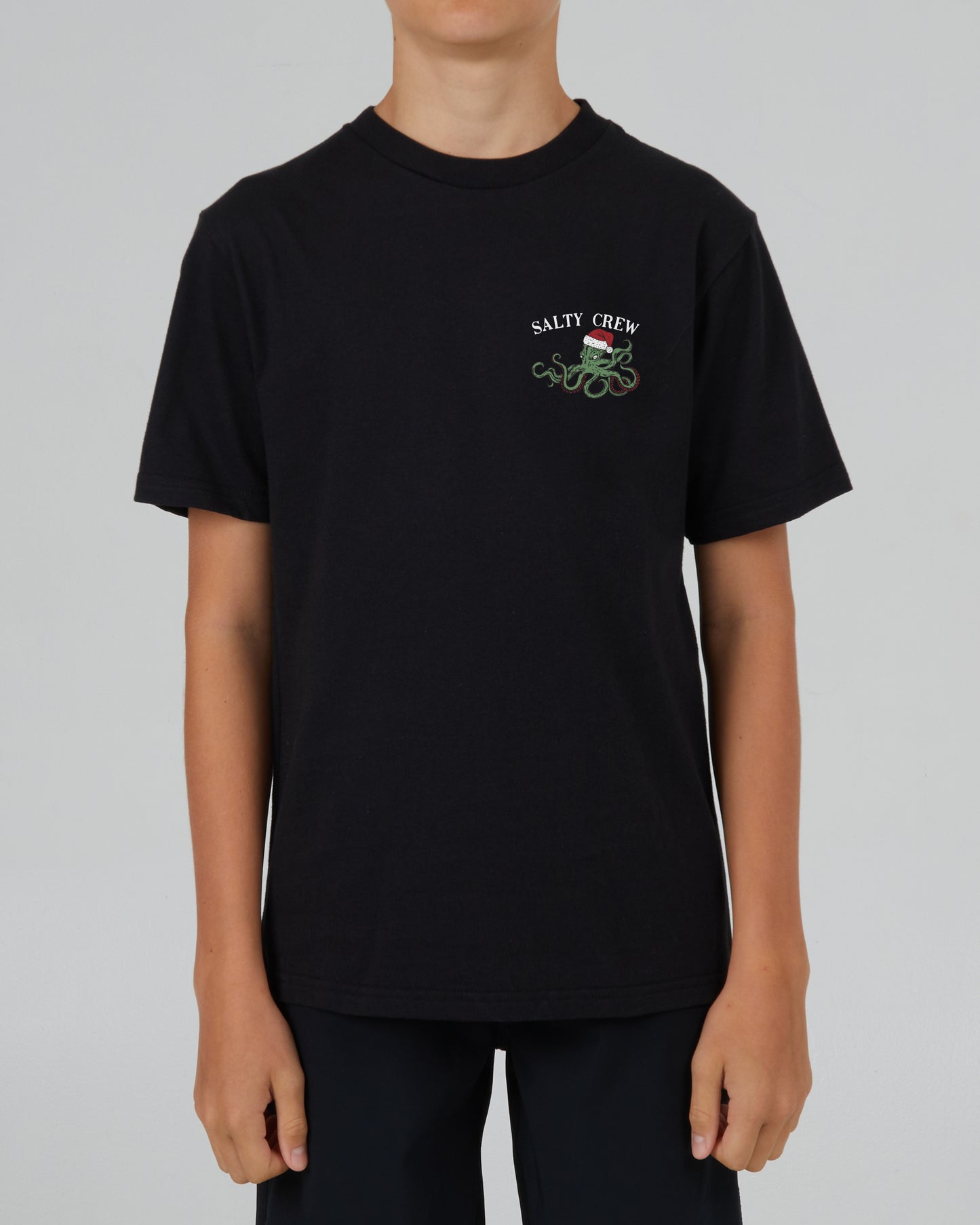 Octomas Boys Black S/S Tee